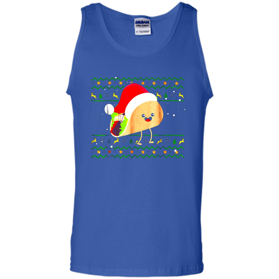 TACO Santa Hat Ugly Christmas shirt Ladies' Boyfriend