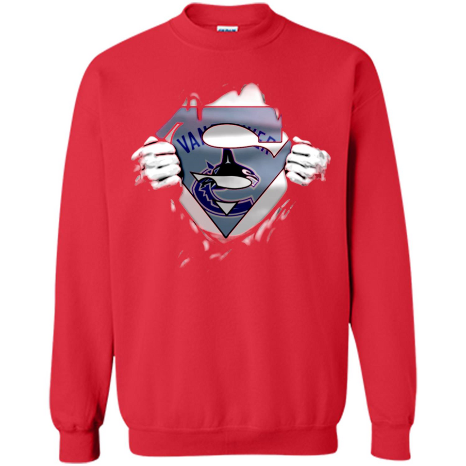 Vancouver Canucks And Superman Fans - Sweatshirt