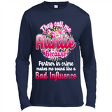 They Call Me Auntie Flower - Canvas Long Sleeve T-Shirt