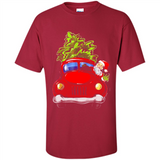 Vintage Santa red Truck Christmas Tree PINGPONG