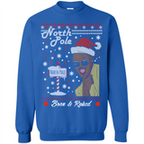 North Pole Born and Raised Shirt, Merry Xmas Ugly Christmas - Sweatshirt
