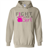 Fight Like A Girl Breast Cancer Awareness - Hoodie