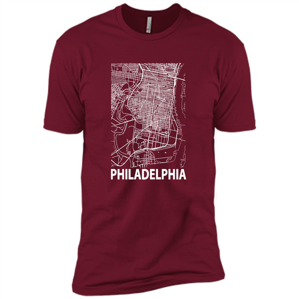 Philadelphia Pennsylvania City Map Souvenir