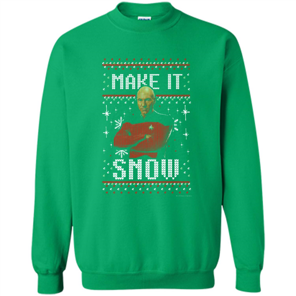Make It Snow Jean-Luc Picard Star Trek PINGPONG