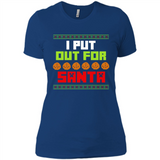Cookies Out For Santa Christmas - Ladies' Boyfriend T-Shirt