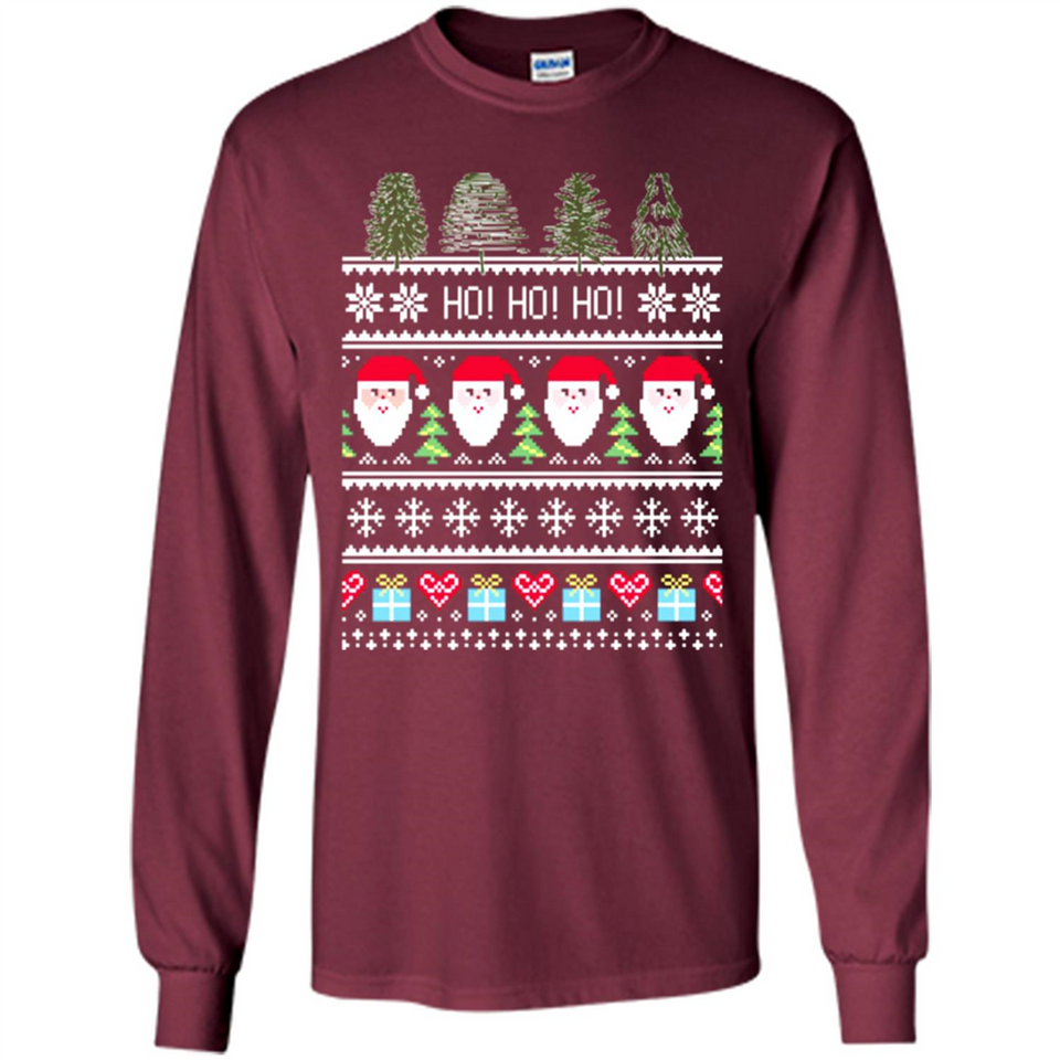 Ugly Merry Christmas Tree Santa Snowflakes