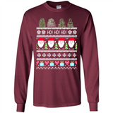 Ugly Merry Christmas Tree Santa Snowflakes