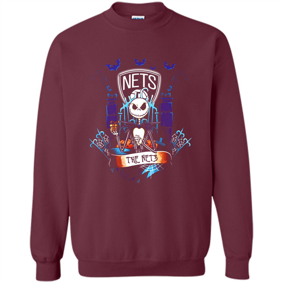 Brooklyn Nets Halloween The Nightmare Before Christmas - Sweatshirt
