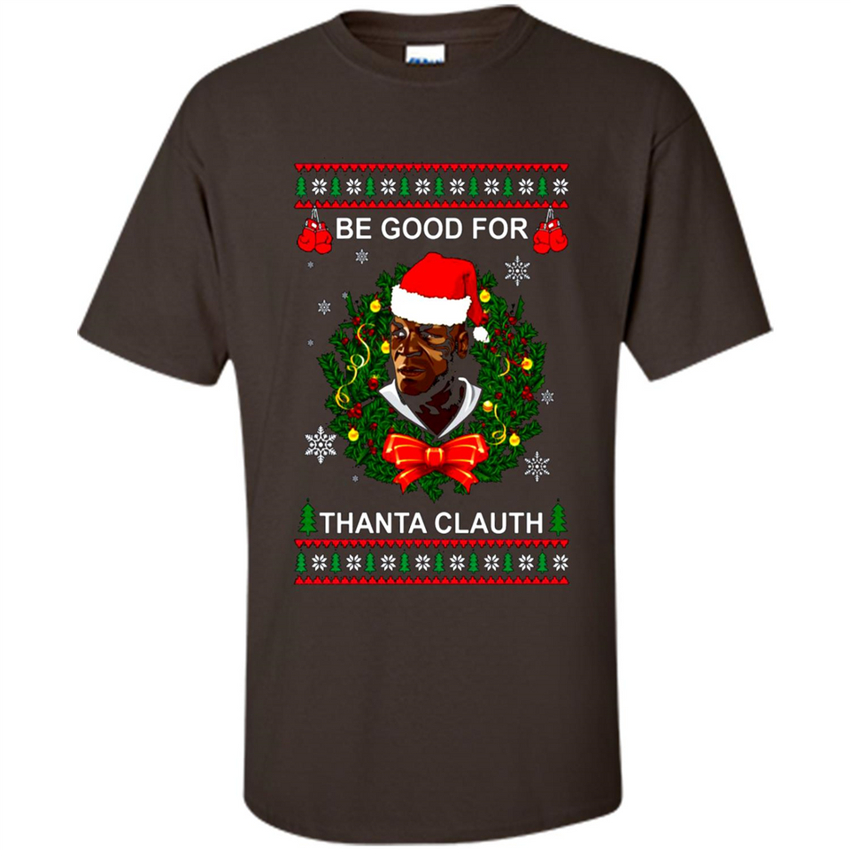 Mike Tyson Thanta Clauth Santa Claus Christmas sweater PINGPONG