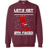 Let’s get sith faced Christmas sweatshirt PINGPONG