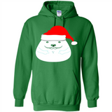 Funny Hamster Christmas t-shirt Santa Hat - Hoodie