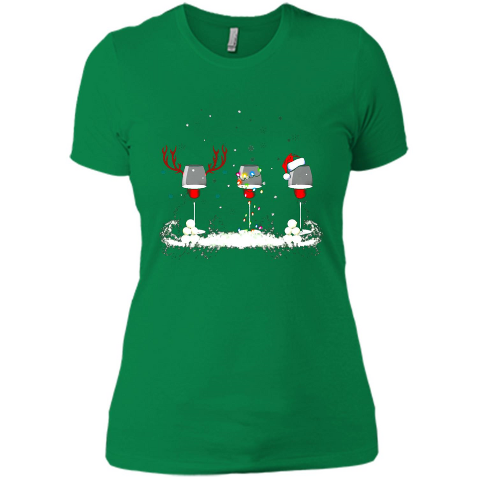 Christmas Red Wine - Merry Xmas T-Shirt - Ladies' Boyfriend T-Shirt