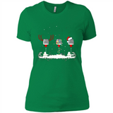 Christmas Red Wine - Merry Xmas T-Shirt - Ladies' Boyfriend T-Shirt