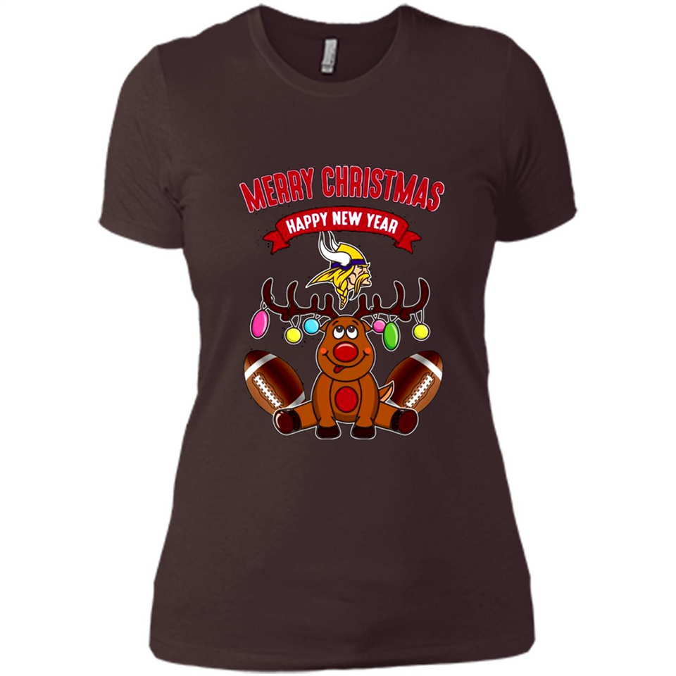 Minnesota Vikings NFL Reindeer Funny Merry Christmas And Happy New Year