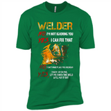 Know I'm on fire let me finish this weld shirt Sweatshirt - Premium Short Sleeve T-Shirt
