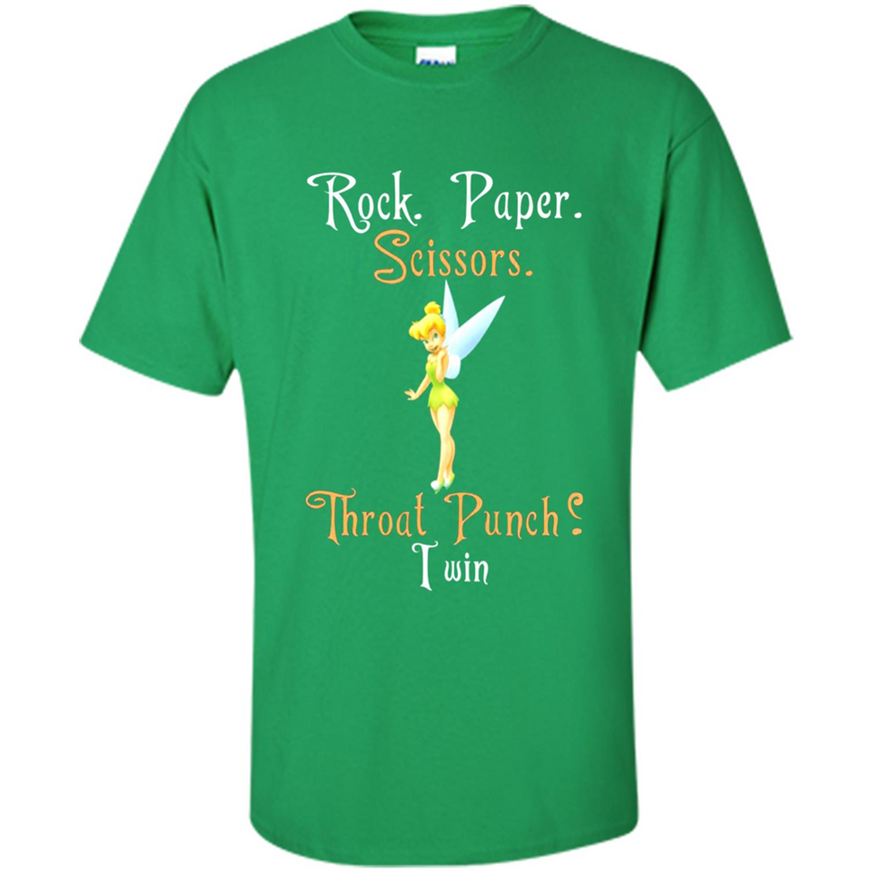 Tinker Bell Rock Paper Scissors Throat Punch I win PINGPONG