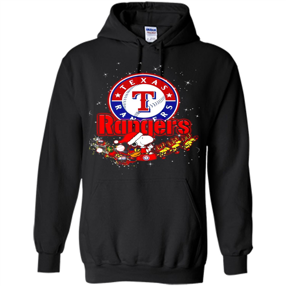 Snoopy Christmas Texas Rangers - Hoodie