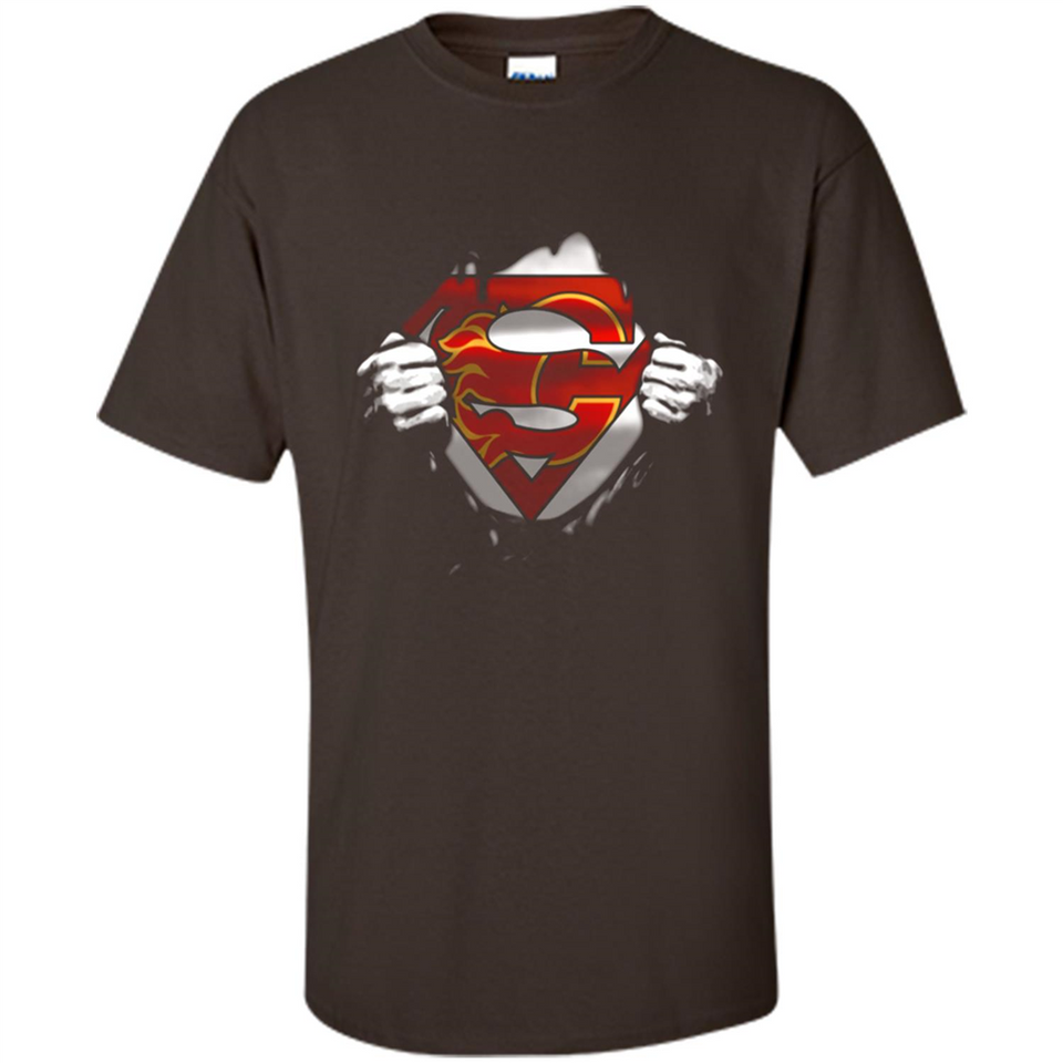 Calgary Flames And Superman Fans - Shirt