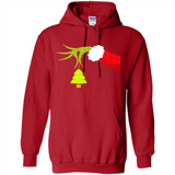 Funny Grinch Hand Holding Christmas Tree Ornament Christmas PING PONG