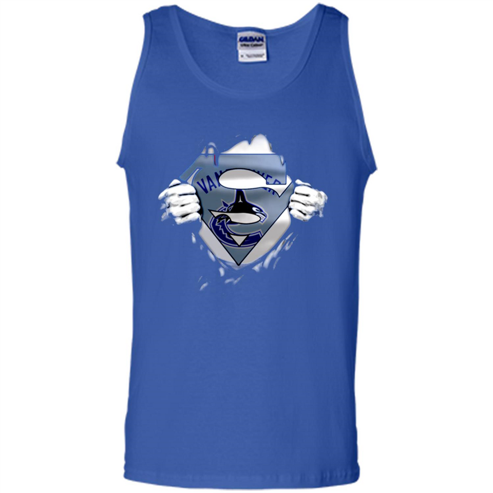 Vancouver Canucks And Superman Fans - Tank Top