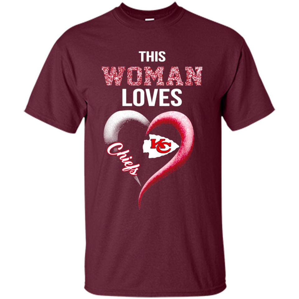 This Woman love Chiefs NFL football team - Shirt