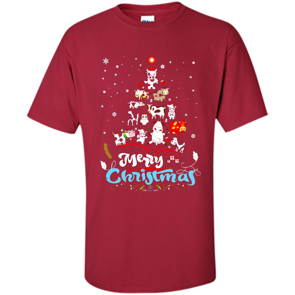 Christmas Ugly Sweater Animal Tree Pine Merry Christmas - Shirt