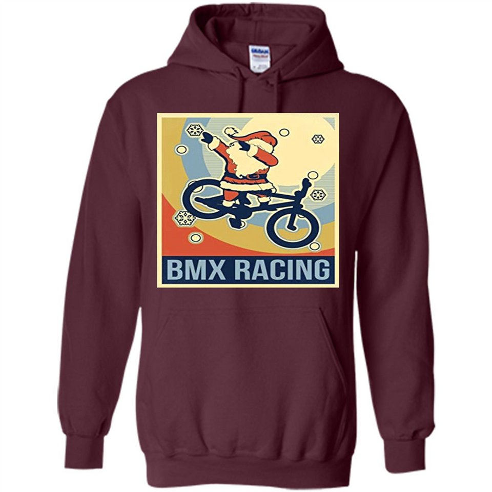 bmx racing dabbing Santa Christmas
