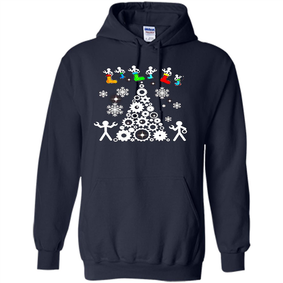 Funny Mechanics Ugly Christmas 2018 - Hoodie