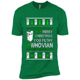 Merry Christmas You Filthy Whovian ugly sweater PINGPONG