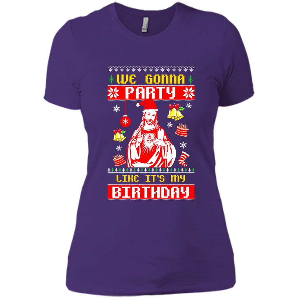 We Gonna Party Like It's My Birthday Jesus Christmas PINGPONG