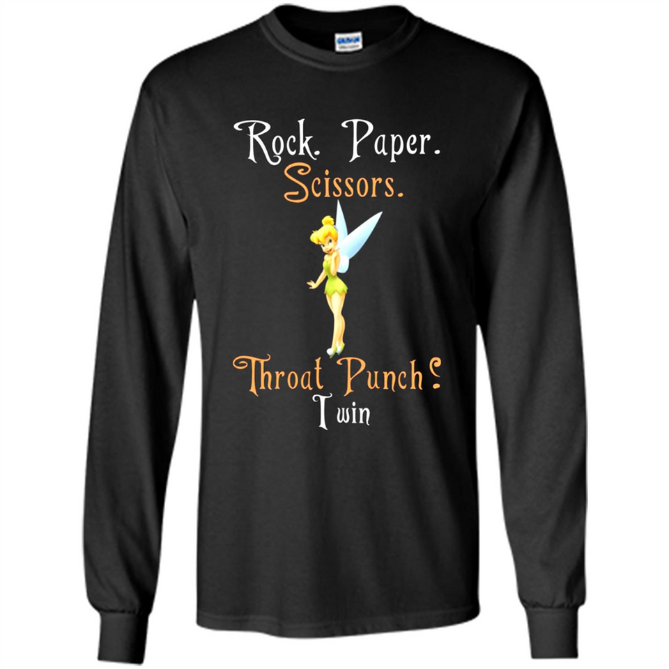 Tinker Bell Rock Paper Scissors Throat Punch I win PINGPONG
