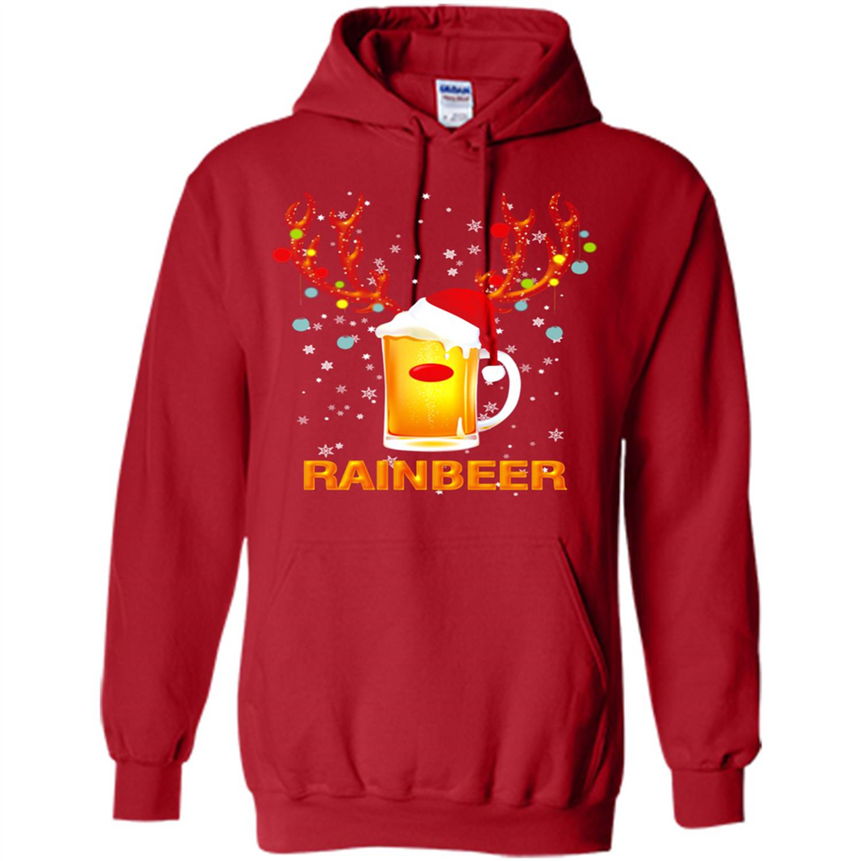 Rainbeer Funny Reindeer Beer Lover