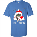 Let It Snow Cat Christmas sweater PINGPONG