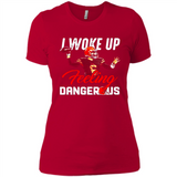 I woke up feeling dangerous - Ladies' Boyfriend T-Shirt