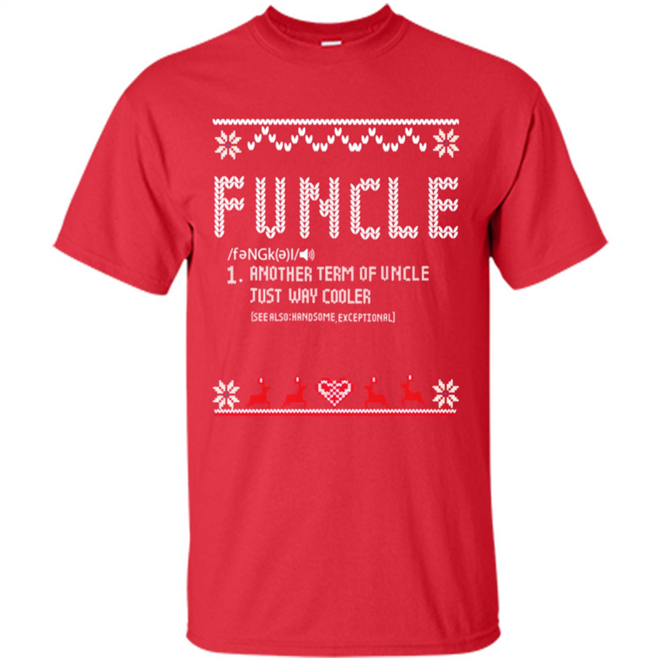 Mens Christmas Funcle Definition - Shirt