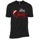 Mrs. Claus Santa Claus Merry Xmas T-Shirt - Premium Short Sleeve T-Shirt