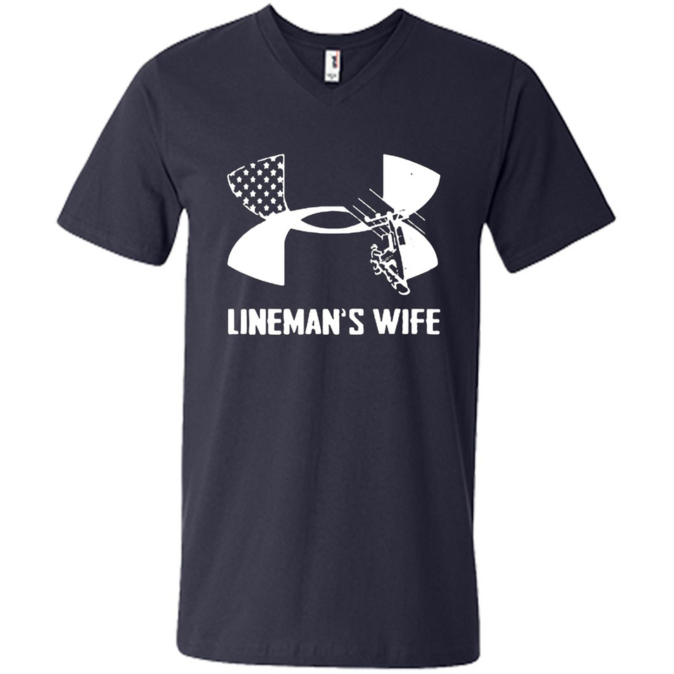 Lineman Wife Under Armour - Men's V-Neck