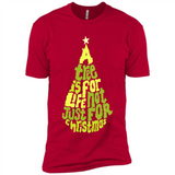 A Tree Is For Life Not Just For Christmas - Premium Short Sleeve T-Shirt