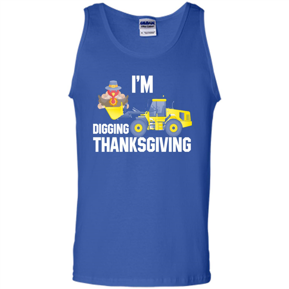 I'm Digging Thanksgiving Cute Turkey Tractor