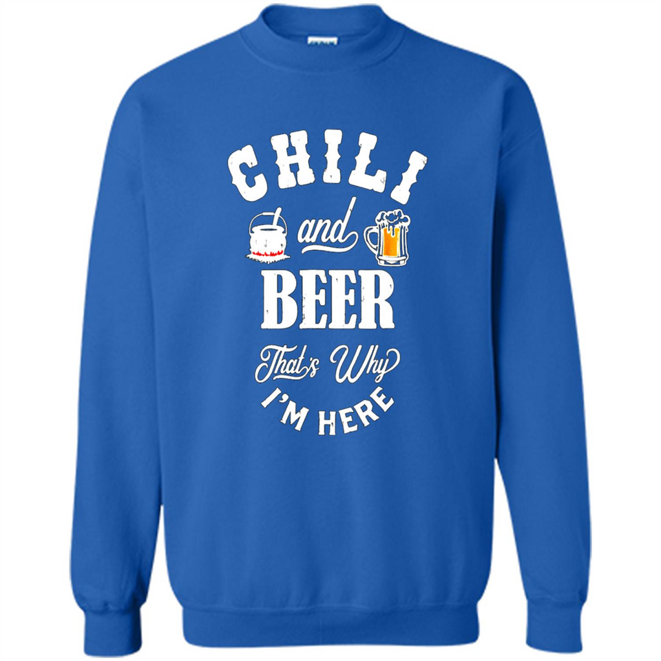 Chili Cookoff Funny T-shirt Chili And Beer - Sweatshirt