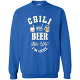 Chili Cookoff Funny T-shirt Chili And Beer - Sweatshirt