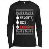 Naughty Nice Fabulous - Canvas Long Sleeve T-Shirt