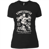 Kungfu Martial Arts Fight Apparel - Ladies' Boyfriend T-Shirt