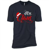 Mrs. Claus Santa Claus Merry Xmas T-Shirt - Premium Short Sleeve T-Shirt
