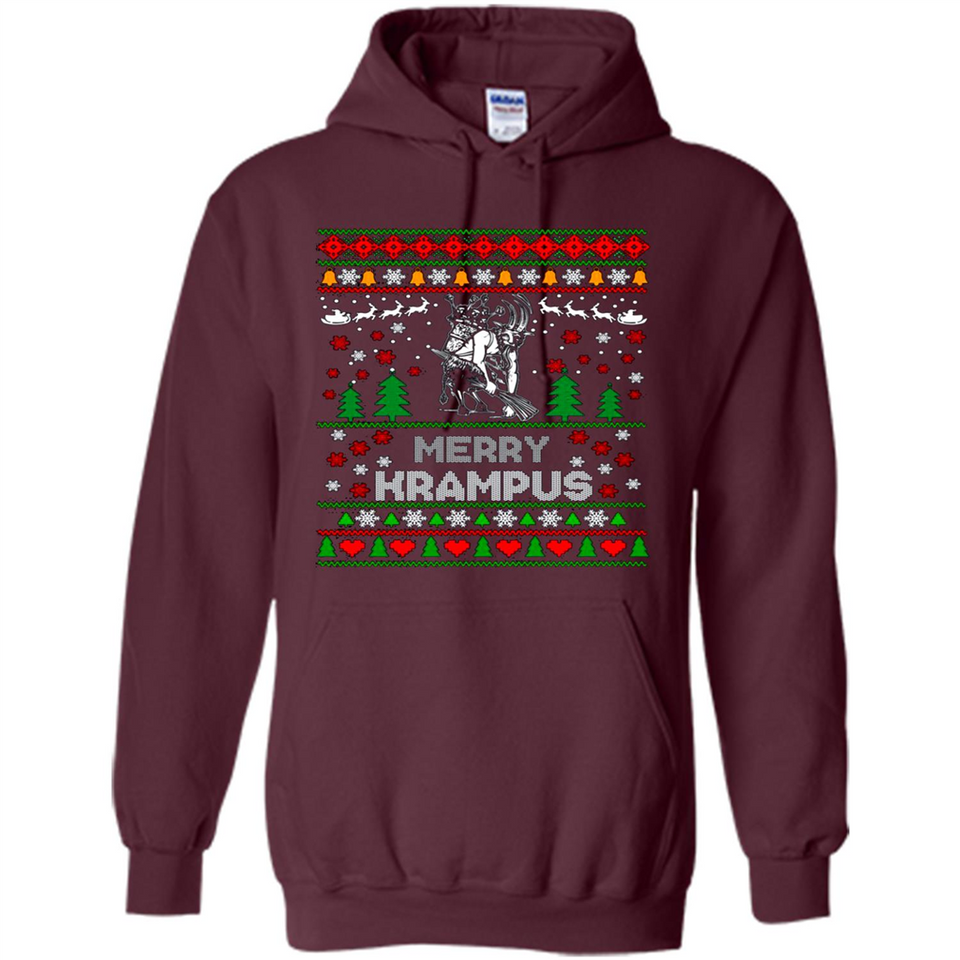 Merry Krampus Christmas sweatshirt PINGPONG