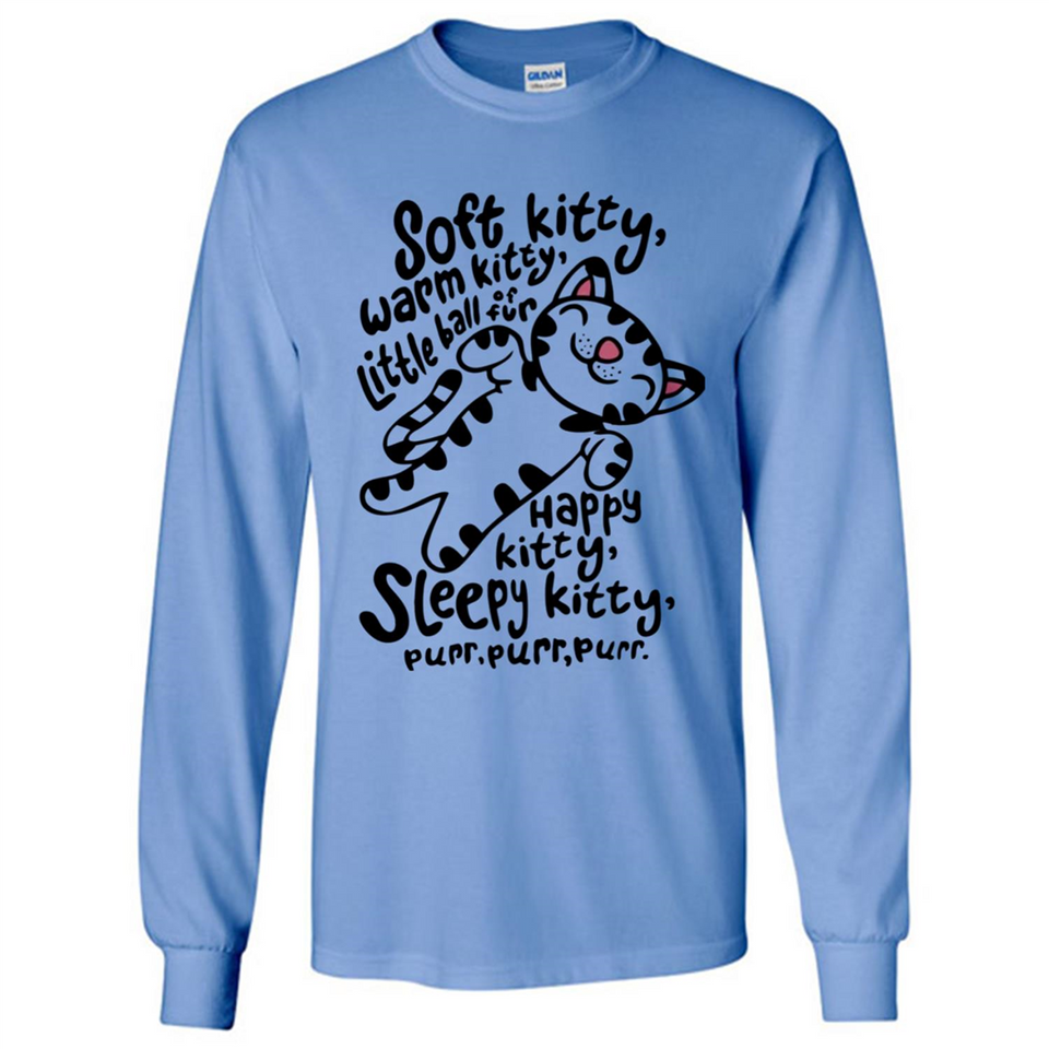 Soft kitty warm kitty little ball of fur - Long Sleeve T-Shirt