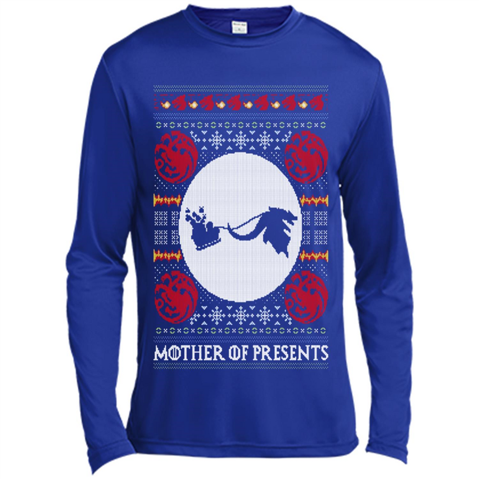 Mother Of Presents – Game of Thrones ugly christmas sweater - Canvas Long Sleeve T-Shirt