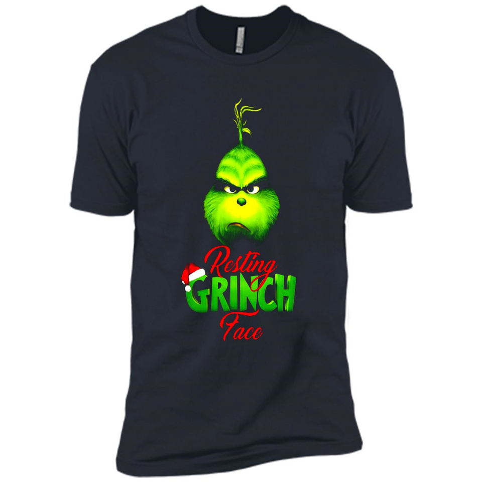 Resting Grinch Face Shirt PINGPONG - Premium Short Sleeve T-Shirt