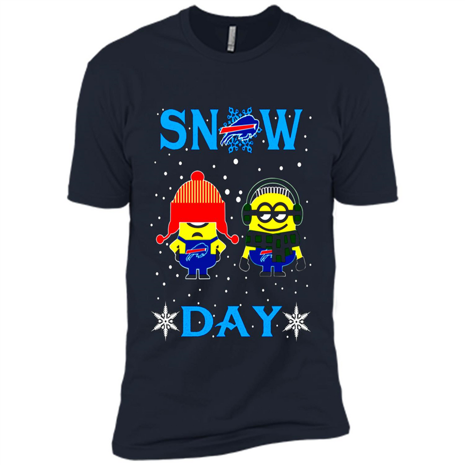 Snow Day Shirt For Buffalo Bills Vs Minion Fans pingpong