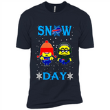 Snow Day Shirt For Buffalo Bills Vs Minion Fans pingpong